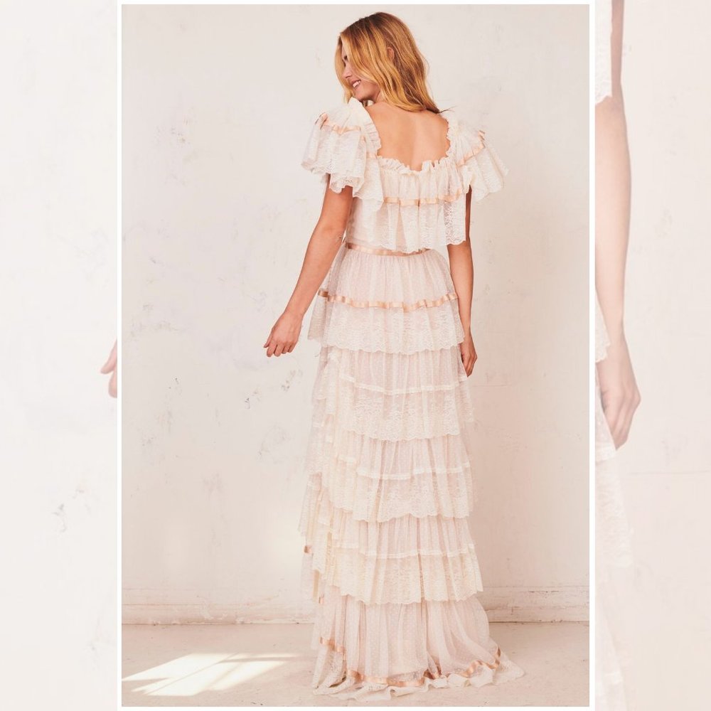 LoveShackFancy LIMITED EDITION RARE Fabia Wedding Dress Gown - Picture 2 of 16